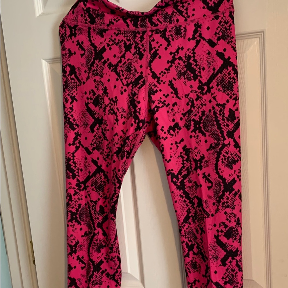 Final Price! Joy Lab Pink Python Print Leggings - image 1